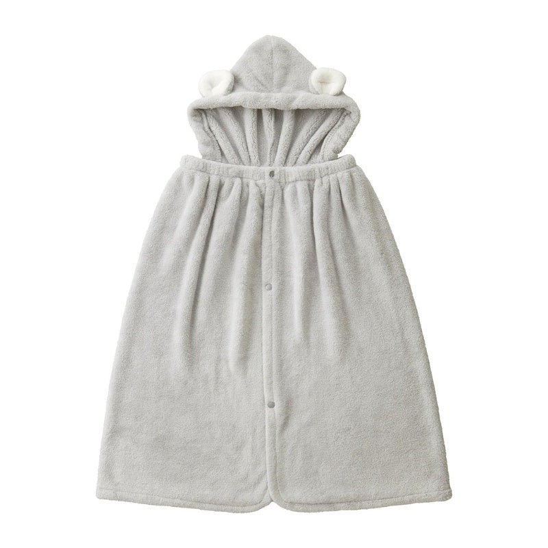 Introducing Carari Zooie Animal Hooded Wrap Towel - Koala. Adorable wearable towel with 3x more water absorption than cotton. Perfect after baths or at pools, with quick-drying microfibre. Features cute animal hood as well as buttons and elastic for snug fit. Ideal for kids and adults alike!