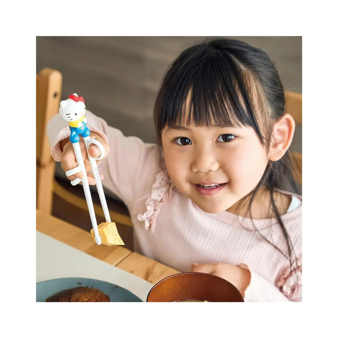 Edison Kids Training Chopsticks I with Case (2-6years) Cat