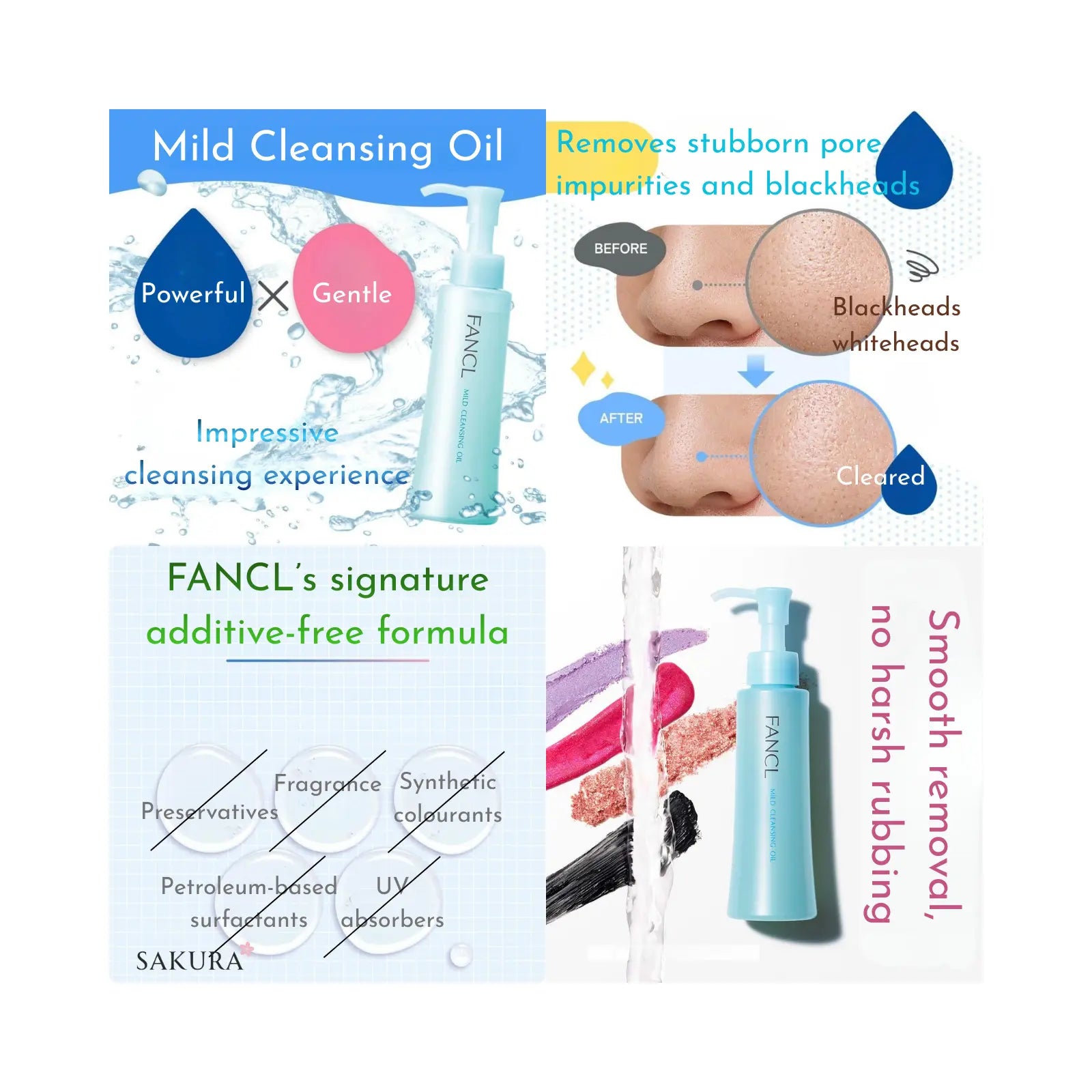 FANCL Mild Cleansing Oil 120ml