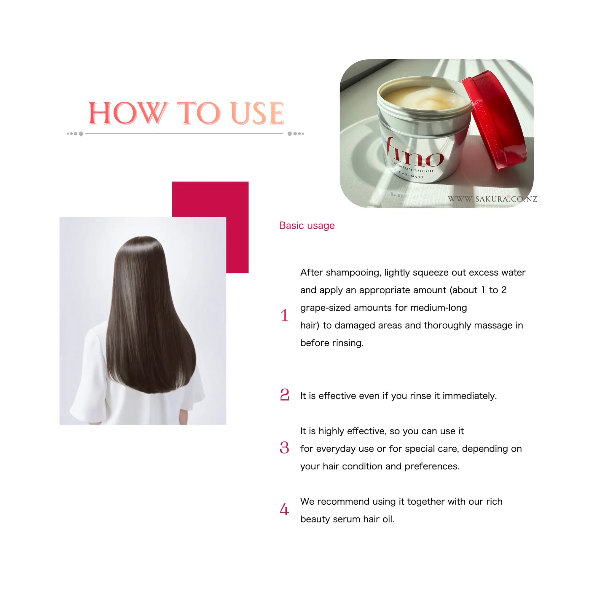 Fino Premium Touch Penetrating Serum Hair Mask 230g