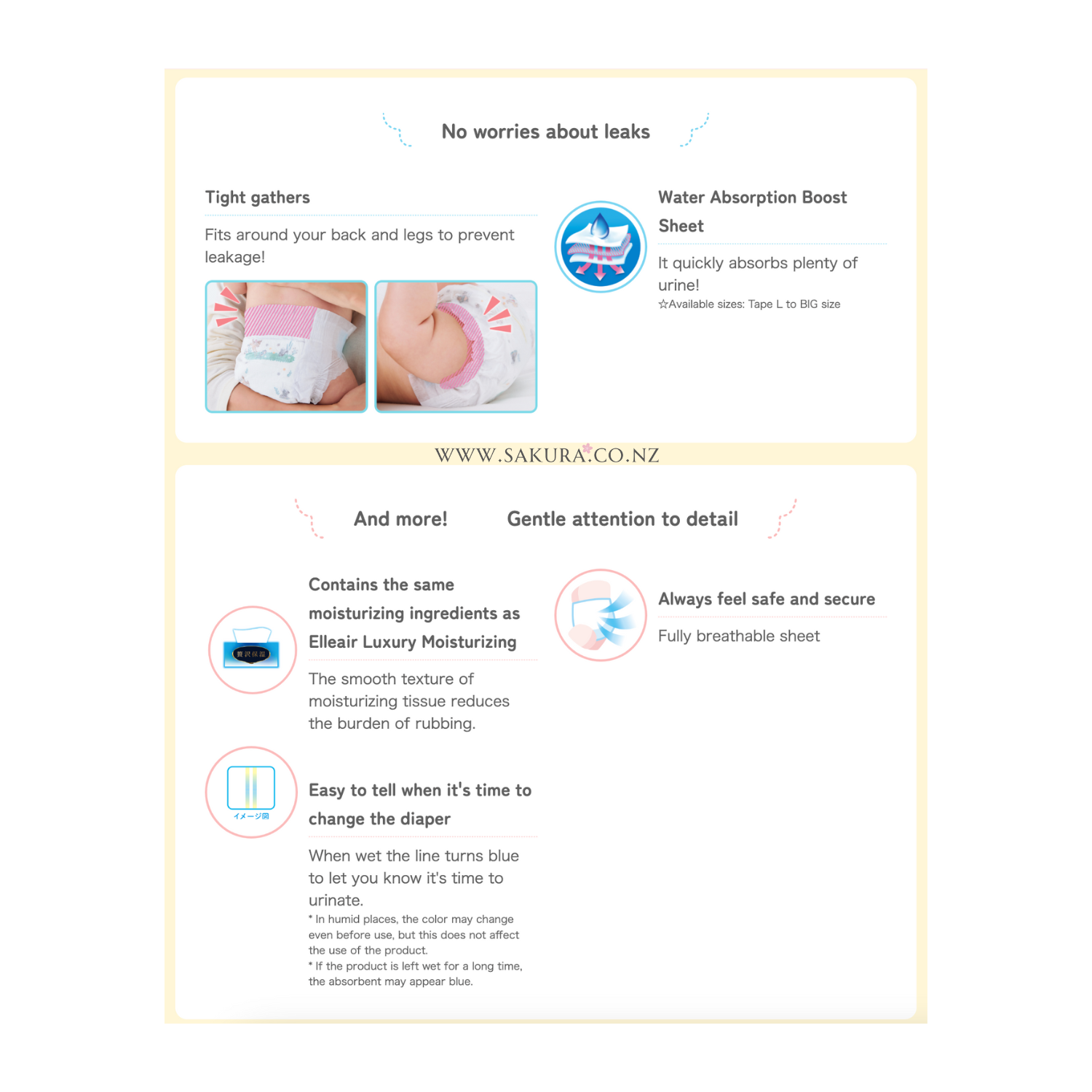 GOON Plus Premium Sensitive Skin Nappies JAPAN Tape S (4-8kg) 62pcs