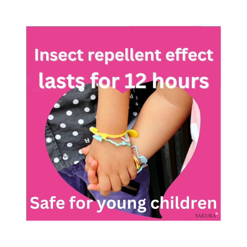 KINCHO Insect Repellent Kaori Ring Bracelet 30pcs Pink