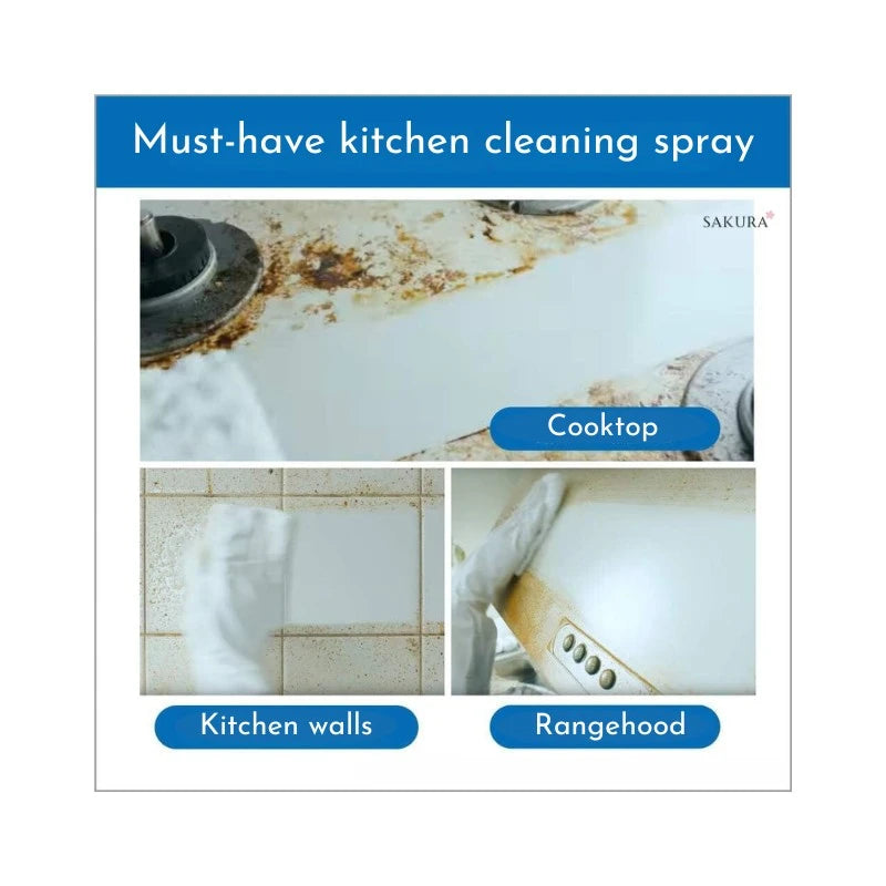 Kao Kitchen Magiclean Foam Spray Oily Grease Remover 400ml
