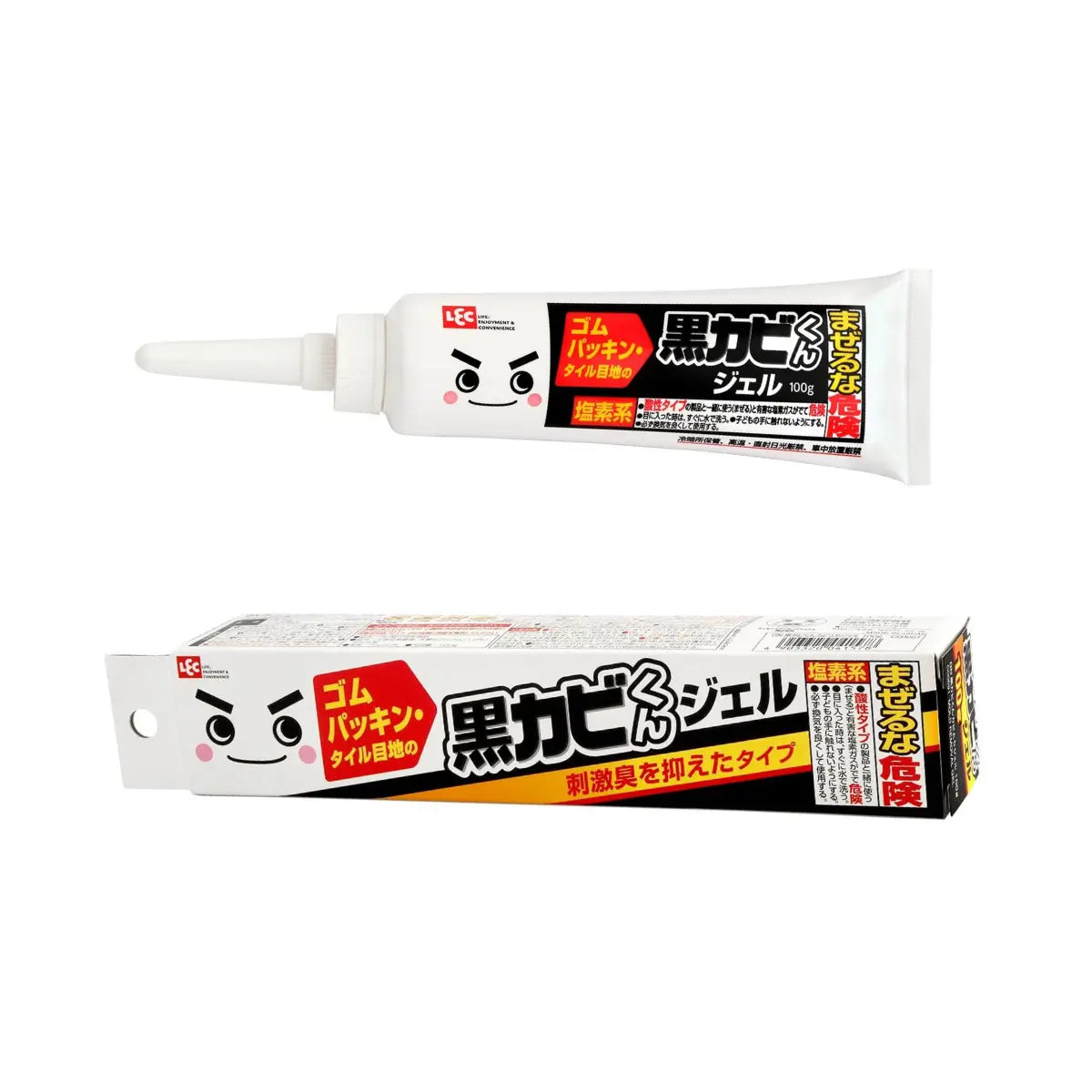 Say goodbye to stubborn mould with LEC Mould Remover Gel 100g! Specially formulated to tackle black mould on silicone rubber seals and tile grout, perfect for bathroom cleaning. Its adhesive gel formula simplifies application on vertical surfaces and the pink colour ensures thorough coverage.