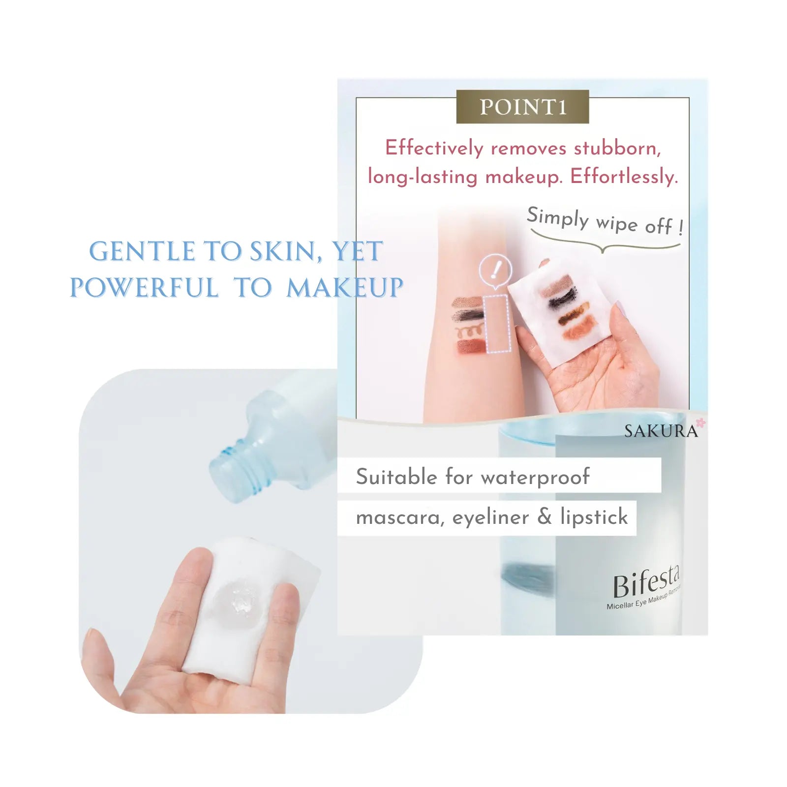 Mandom Bifesta Eye & Lip Makeup Remover 145ml