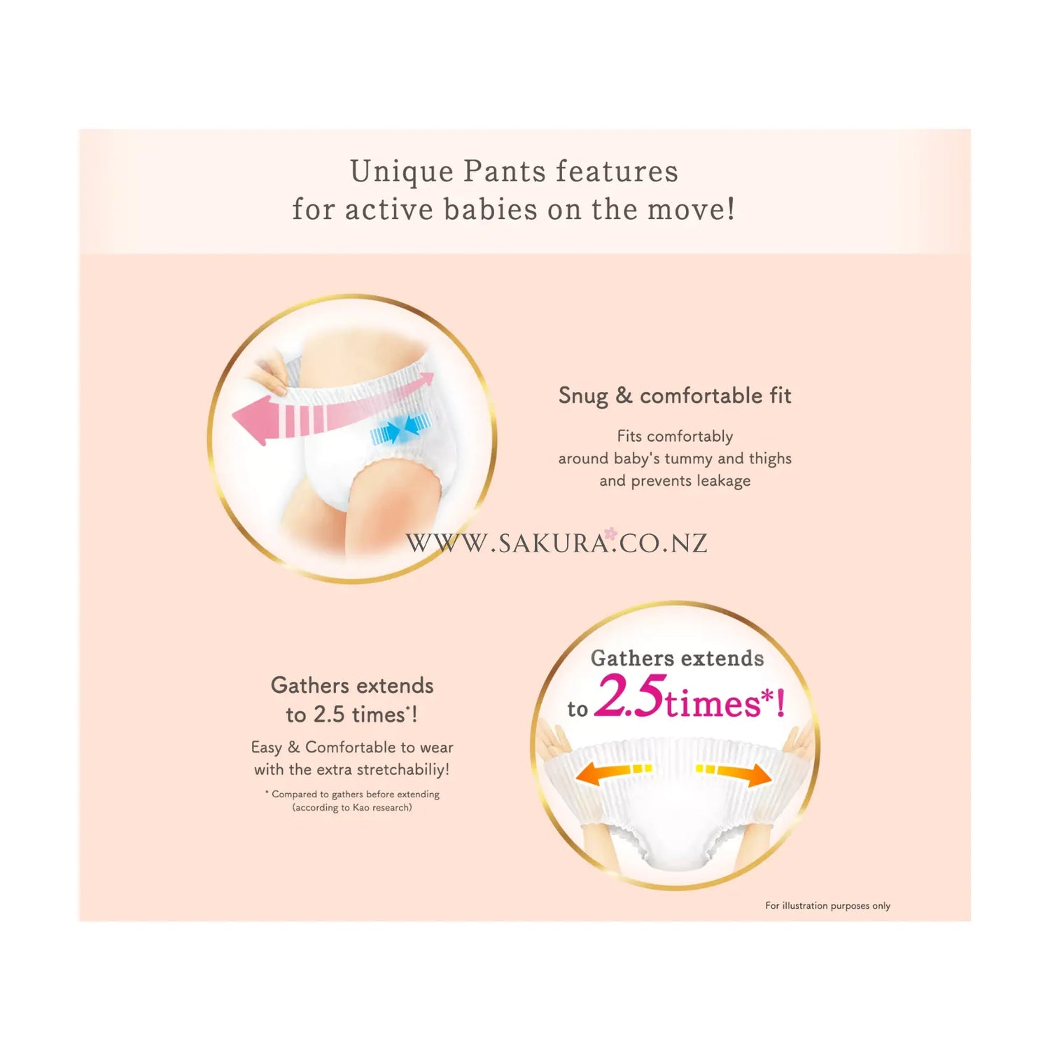 Merries First Premium Nappies JAPAN 5-Star Pants L (9-14kg) 36pcs