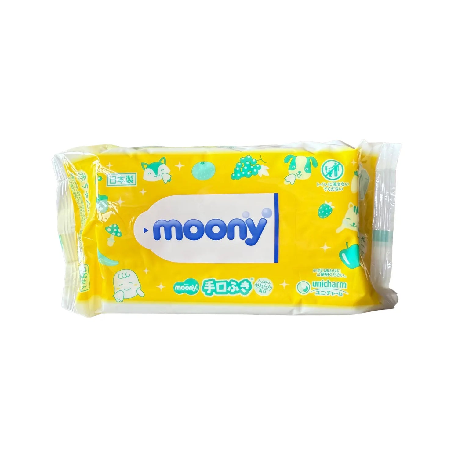 Moony Baby 手口湿巾 (无添加,99%含水量) 58片