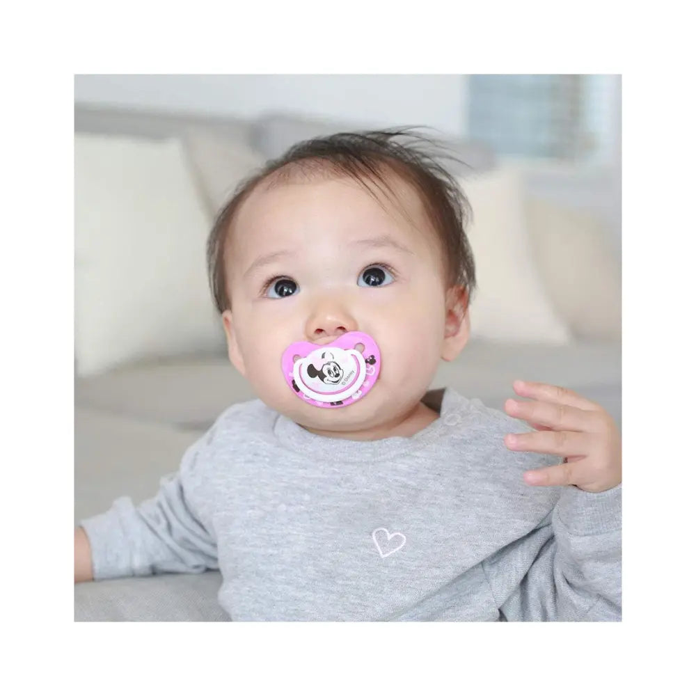 Pigeon 贝亲 婴儿安抚奶嘴 L(6-18 个月)- 粉色