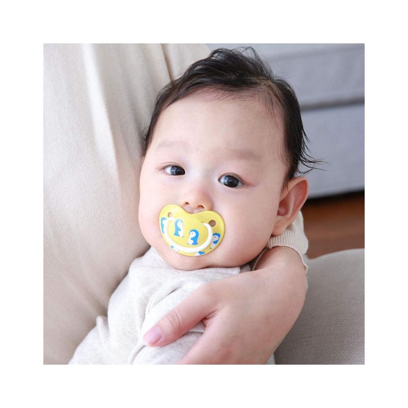 Pigeon 贝亲 婴儿安抚奶嘴 M(3-6 个月)- 企鹅