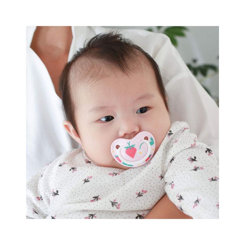 Pigeon 贝亲 婴儿安抚奶嘴 S(0-3 个月)- 草莓色