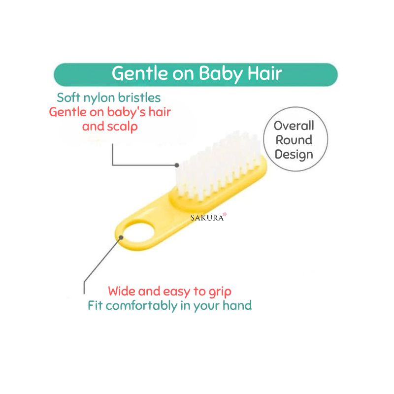 Pigeon 贝亲 婴儿护理套装带指甲、吸鼻器、梳子 带盒子(新生儿+)