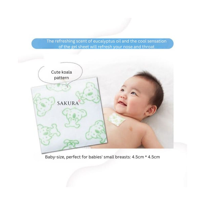 Pigeon Baby Chest Pad for Flu and Blocked Nose 14pcs