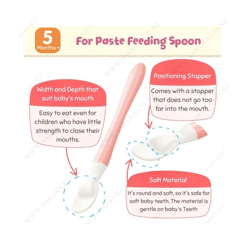 Pigeon Baby Feeding Spoon Set (5 months +)