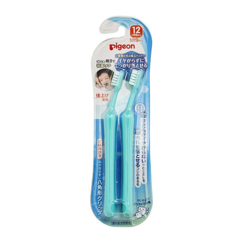 Pigeon Baby Finishing Toothbrush (12months+) 2pcs