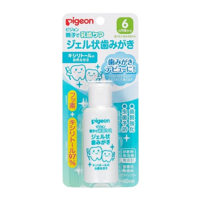 Pigeon 贝亲 婴儿牙膏凝胶(6个月以上)-木糖醇 40ml