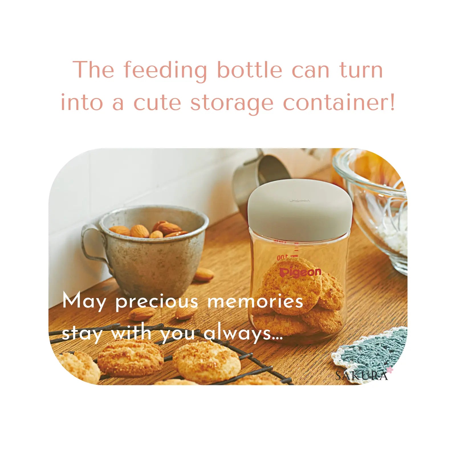 Pigeon Breastfed Experience Feeding Bottle Accessory - Bottle Cap 2pcs