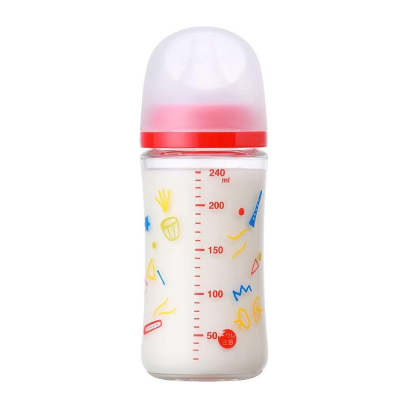 Pigeon Breastfed Experience Third Gen (Latest version) Glass Feeding Bottle - Music 160ml & 240ml