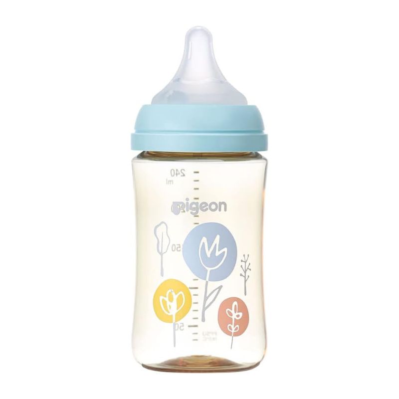 Pigeon Breastfed Experience Third Gen (Latest version) PPSU Plastic Feeding Bottle - Flower 160ml & 240ml