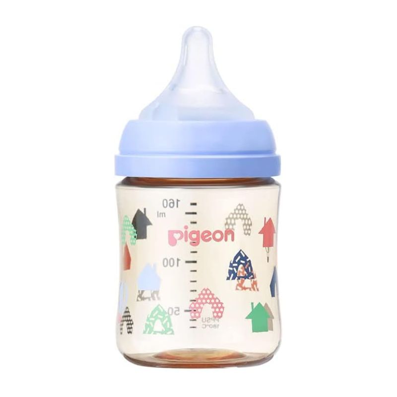 Pigeon Breastfed Experience Third Gen (Latest version) PPSU Plastic Feeding Bottle - House 160ml & 240ml