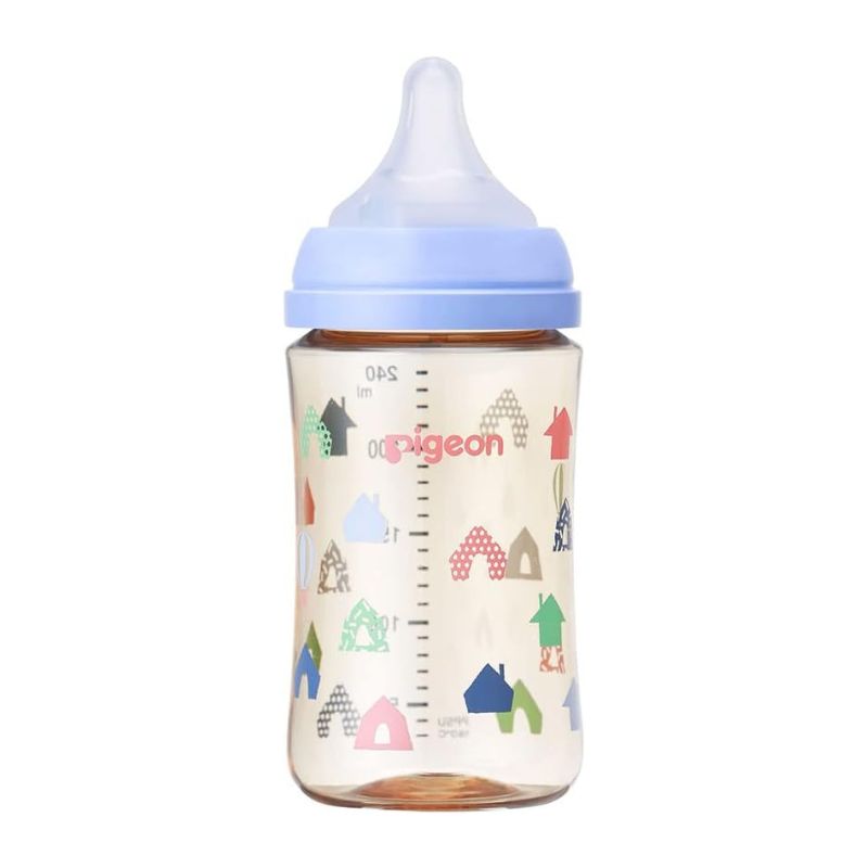 Pigeon Breastfed Experience Third Gen (Latest version) PPSU Plastic Feeding Bottle - House 160ml & 240ml