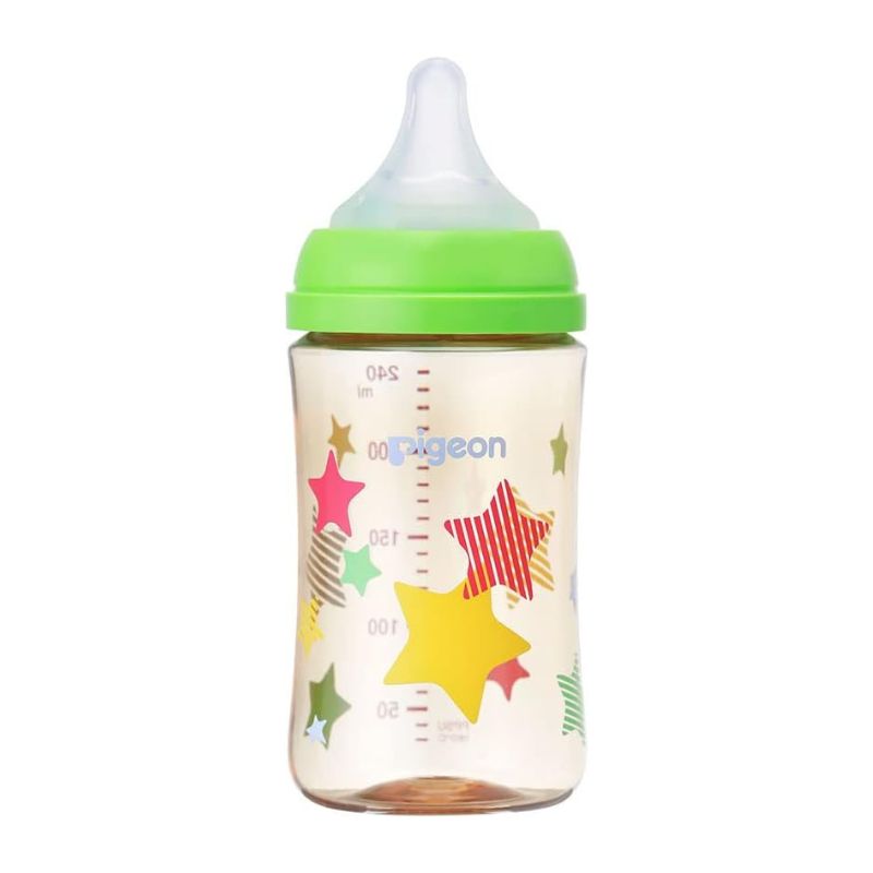 Pigeon Breastfed Experience Third Gen (Latest version) PPSU Plastic Feeding Bottle - Star 160ml & 240ml