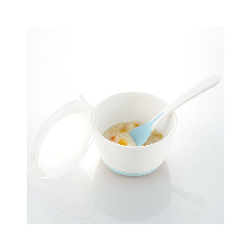 Richell TLI Baby Food Cups with Lids & Spoons