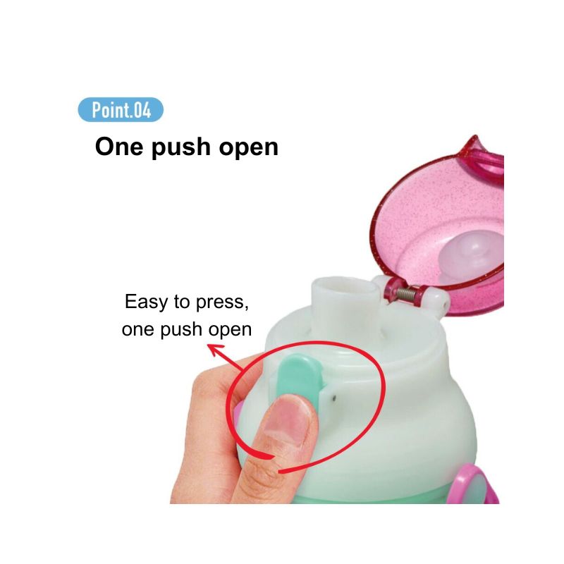 Skater Kids Clear Drink Bottle with Strap - Dinosaurs 480ml
