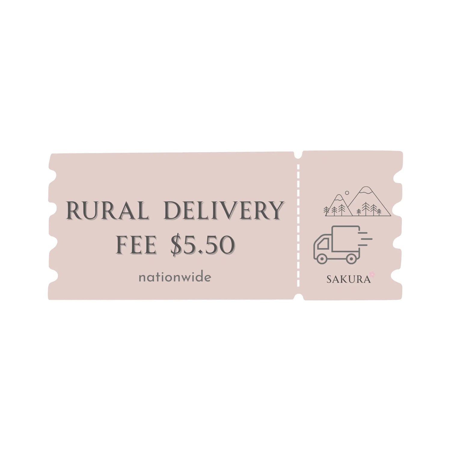 Rural Delivery Fee