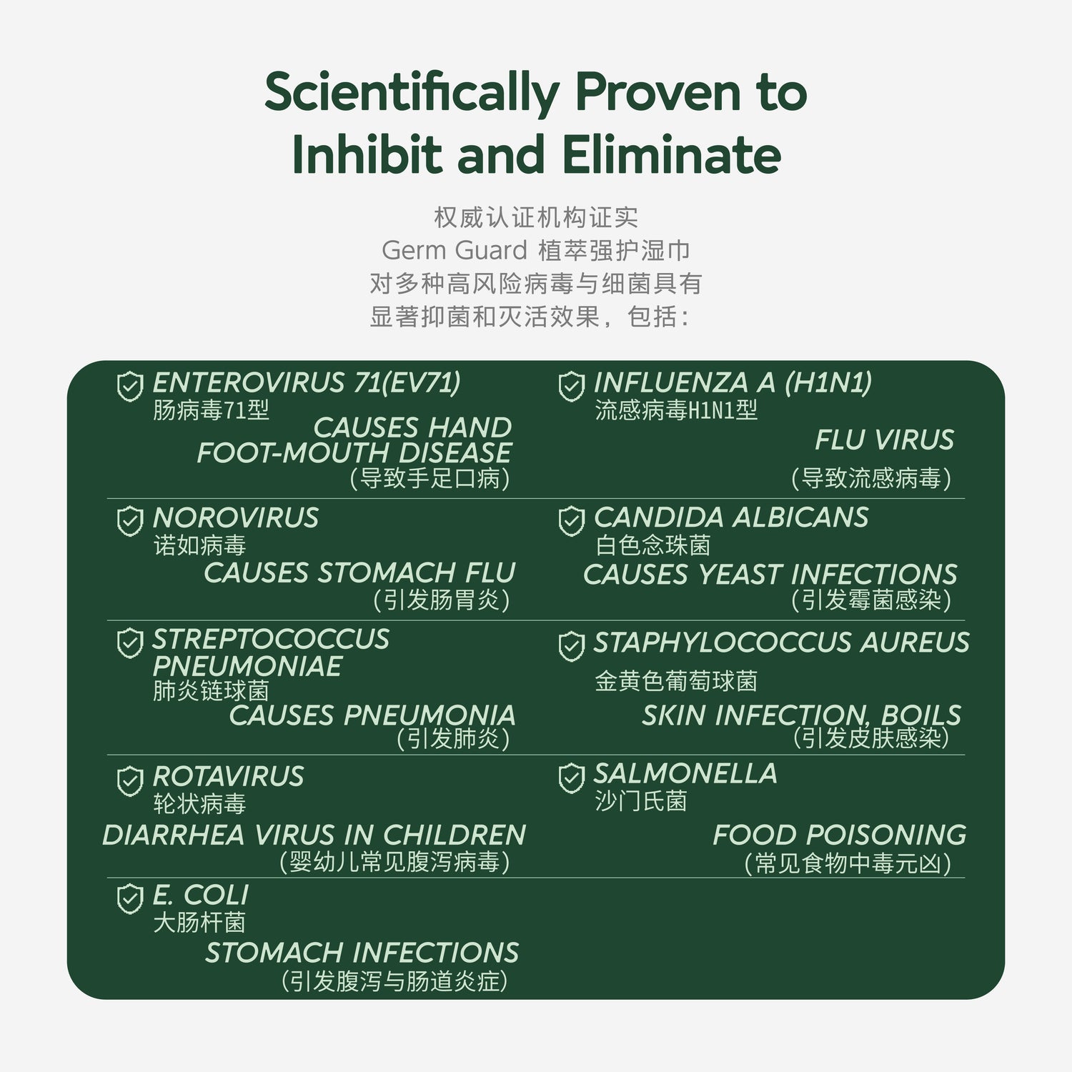 Cozy Bunny GermGuard (0% Alchohol) Botanical Defense Wipes 6pcs