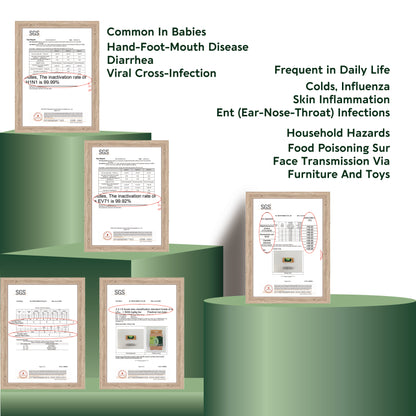 Cozy Bunny GermGuard (0% Alchohol) Botanical Defense Wipes 6pcs