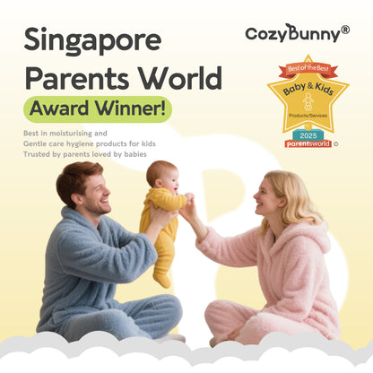 Cozy Bunny GermGuard (0% Alchohol) Botanical Defense Wipes 6pcs