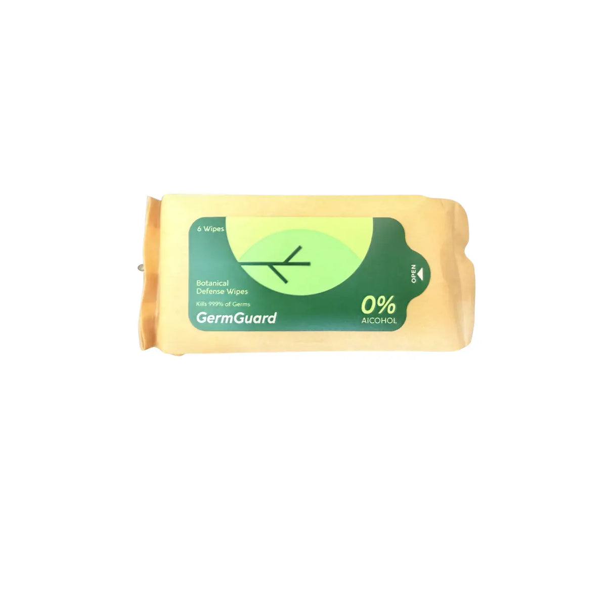 Cozy Bunny GermGuard (0% Alchohol) Botanical Defense Wipes 6pcs