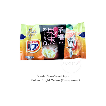 Kao BUB Carbonated Bath Salt Tablets - Blissful Bath Fruit Selection