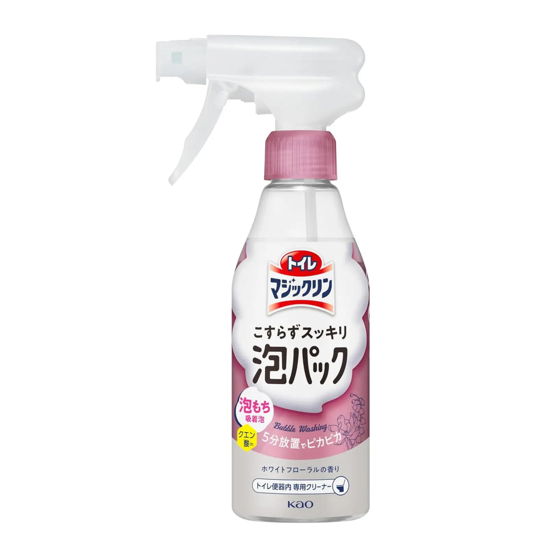 花王 Magiclean 泡沫马桶清洁剂 无需擦洗 - 白色花香