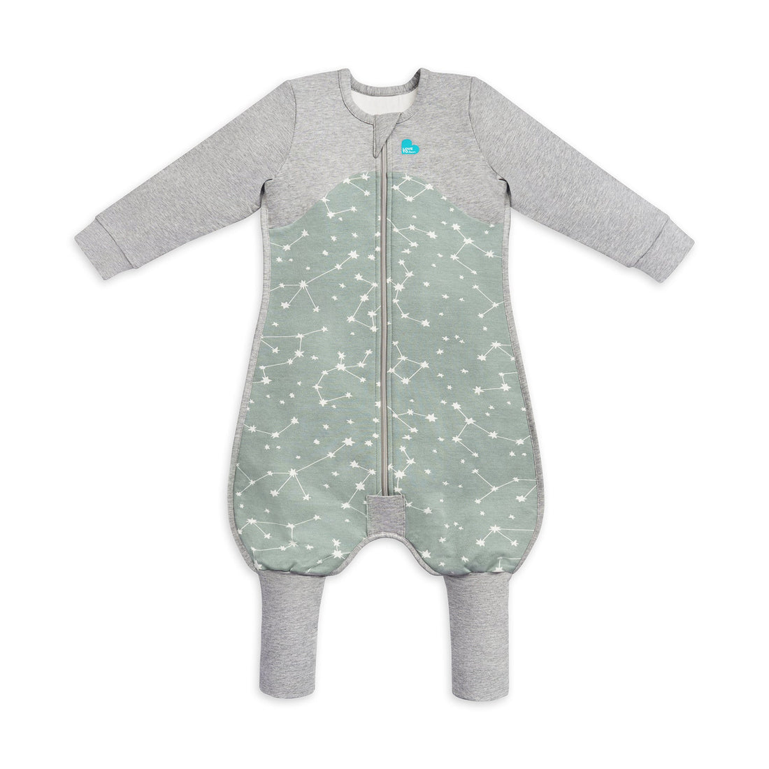 Love To Dream Sleep Suit Organic Long Sleeve 1.0 TOG - Stellar Olive