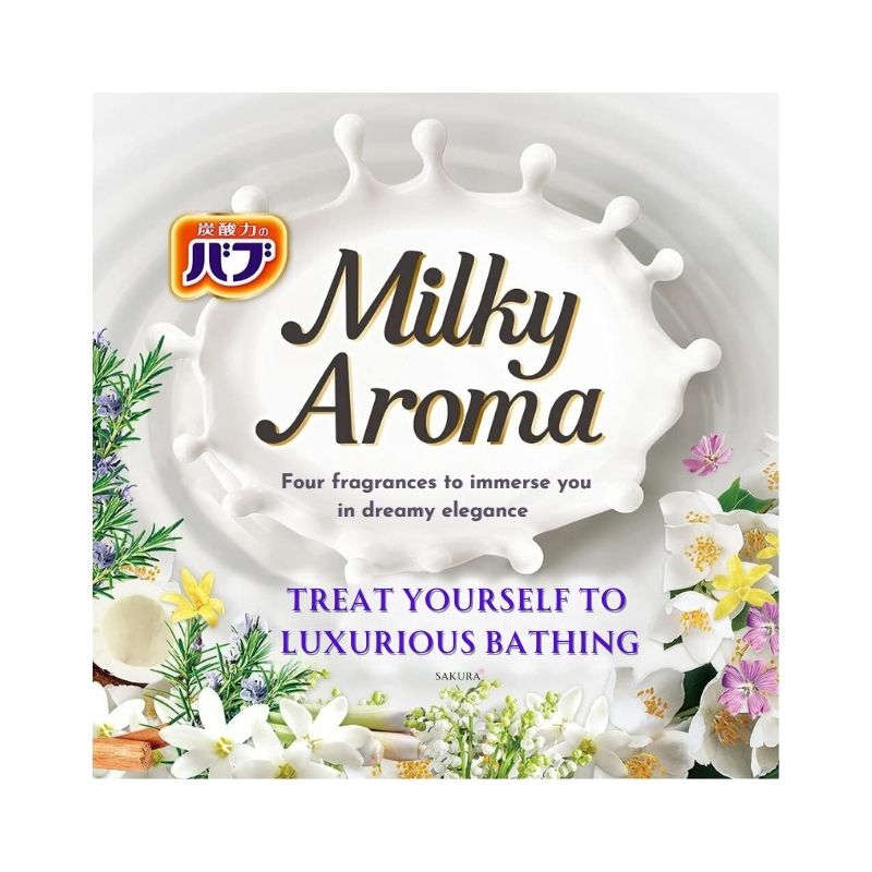 Kao BUB Carbonated Bath Salt Tablets - Milky Aroma