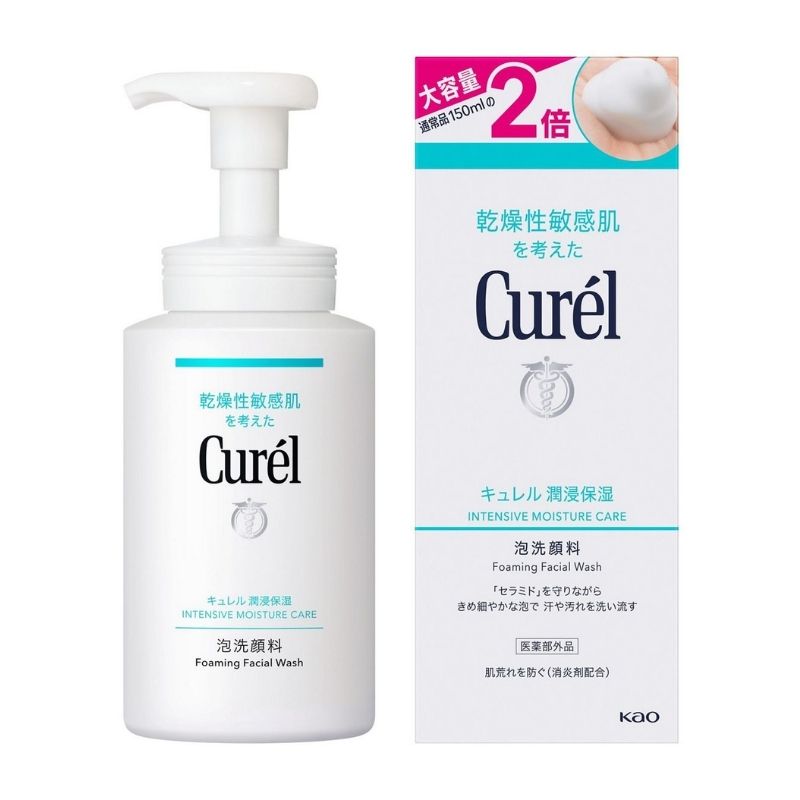 Kao Curel Intensive Moisture Care - Foaming Face Wash 150ml / 300ml