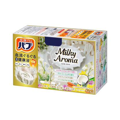 花王 バブ  ミルキーアロマ  炭酸入浴剤