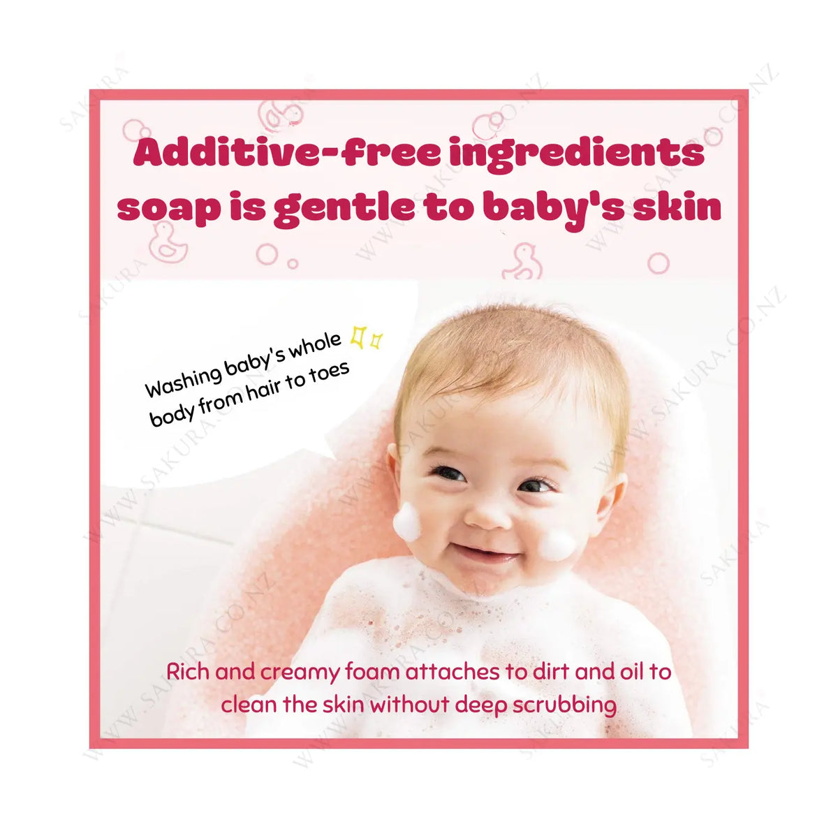Arau Baby Foam Shampoo &amp; Body Wash (Additive-free) Extra Moisture - Orange &amp; Lavender 450ml