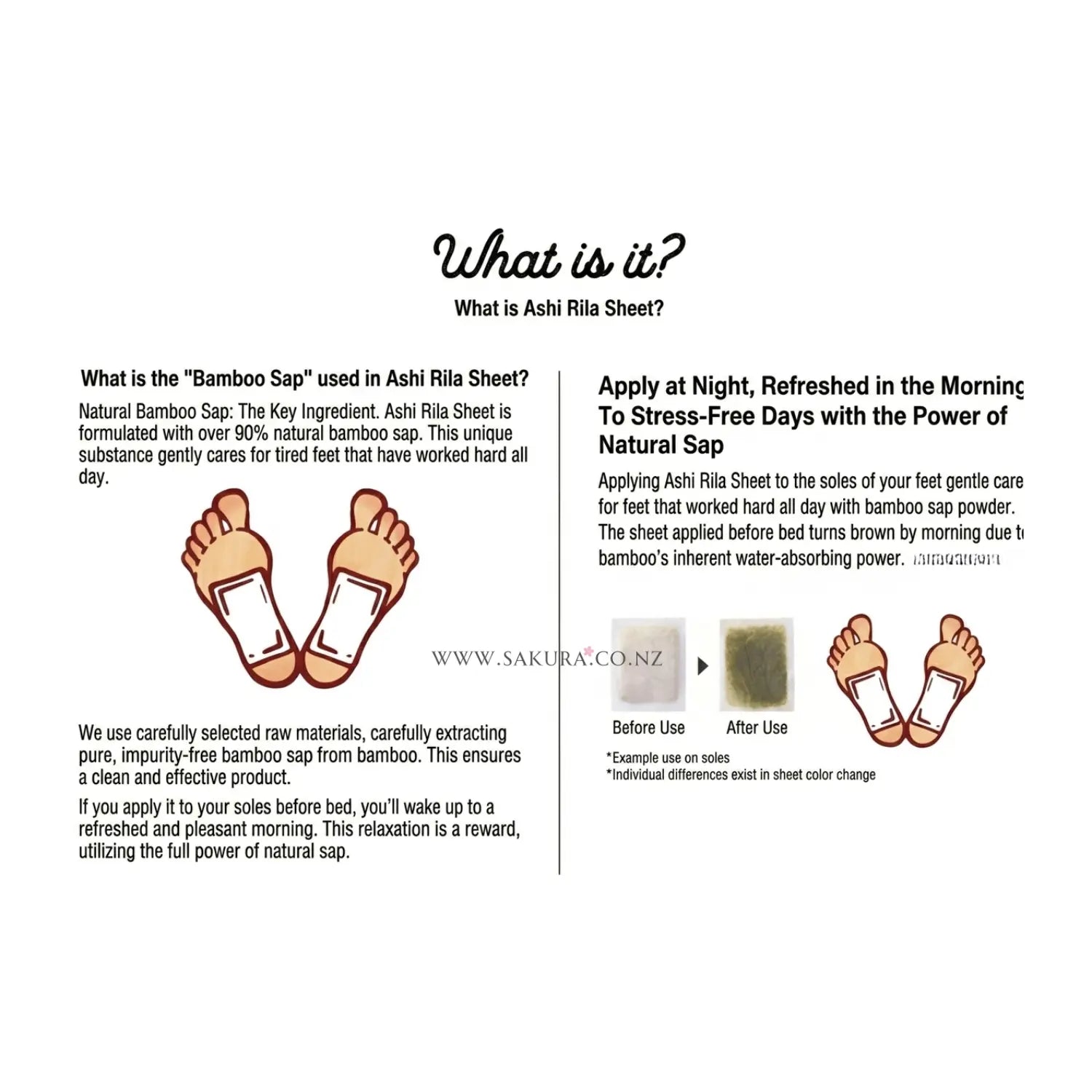 【Preorder】Ashirira Detox Foot Care Patches 30pcs
