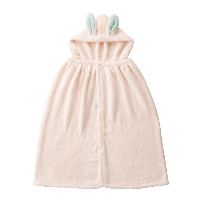 Introducing Carari Zooie Animal Hooded Wrap Towel - Rabbit. Adorable wearable towel with 3x more water absorption than cotton. Perfect after baths or at pools, with quick-drying microfibre. Features cute animal hood as well as buttons and elastic for snug fit. Ideal for kids and adults alike!