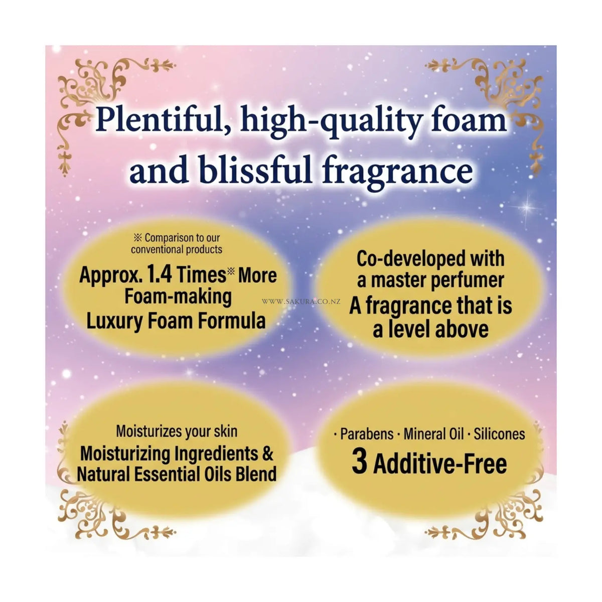 COW Premium Bubble &amp; Aroma Bath Powder – Classic Bloom Scent