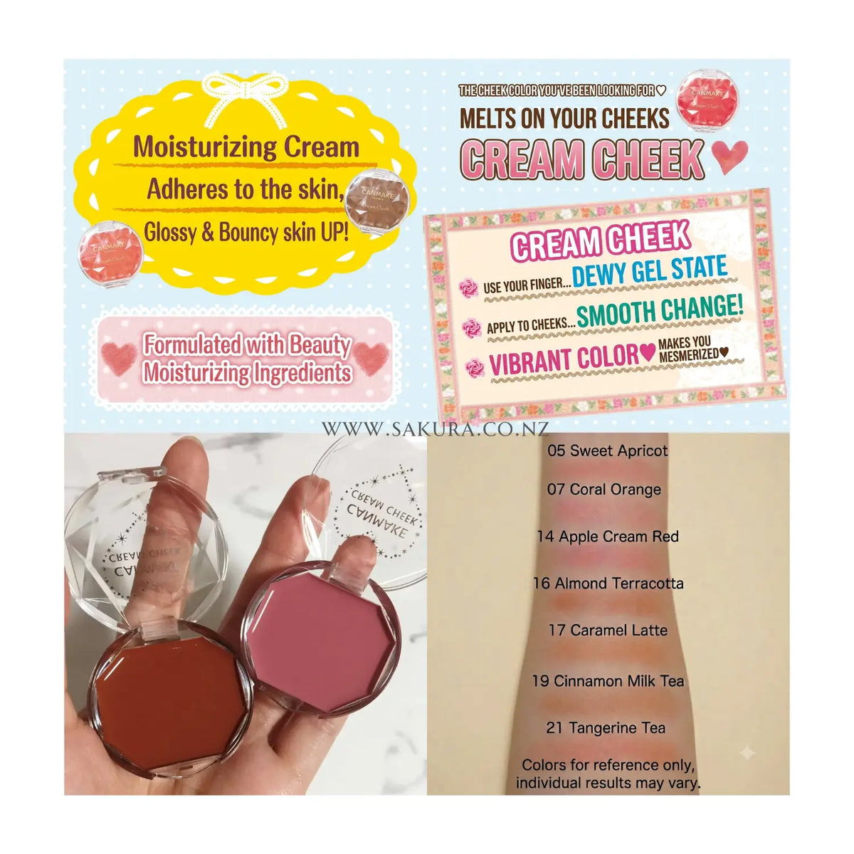 CANMAKE Cream Cheek Clear Type
