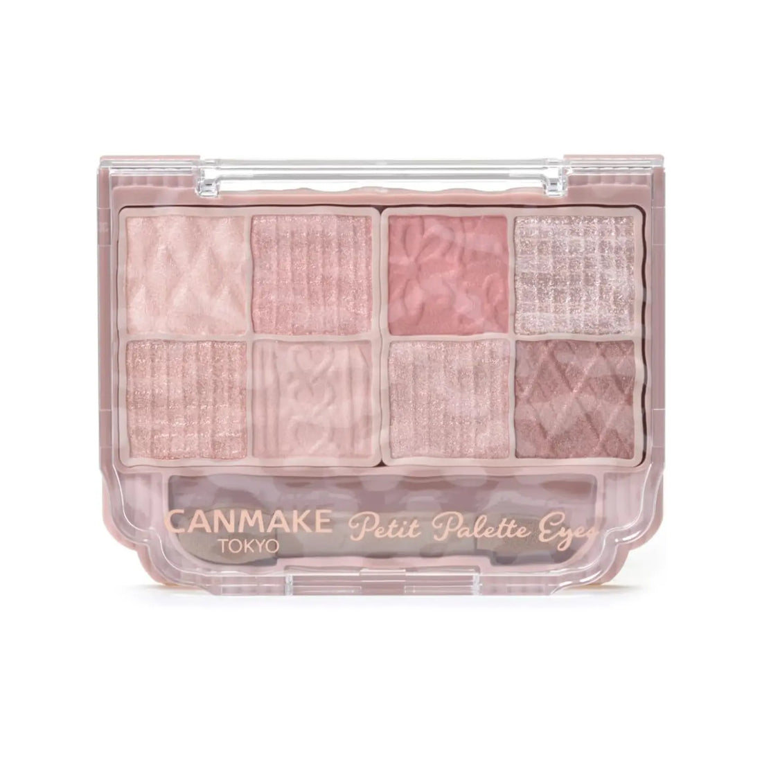 Canmake Petit Palette Eyes 8色哑光眼影 - 01 櫻花粉米色