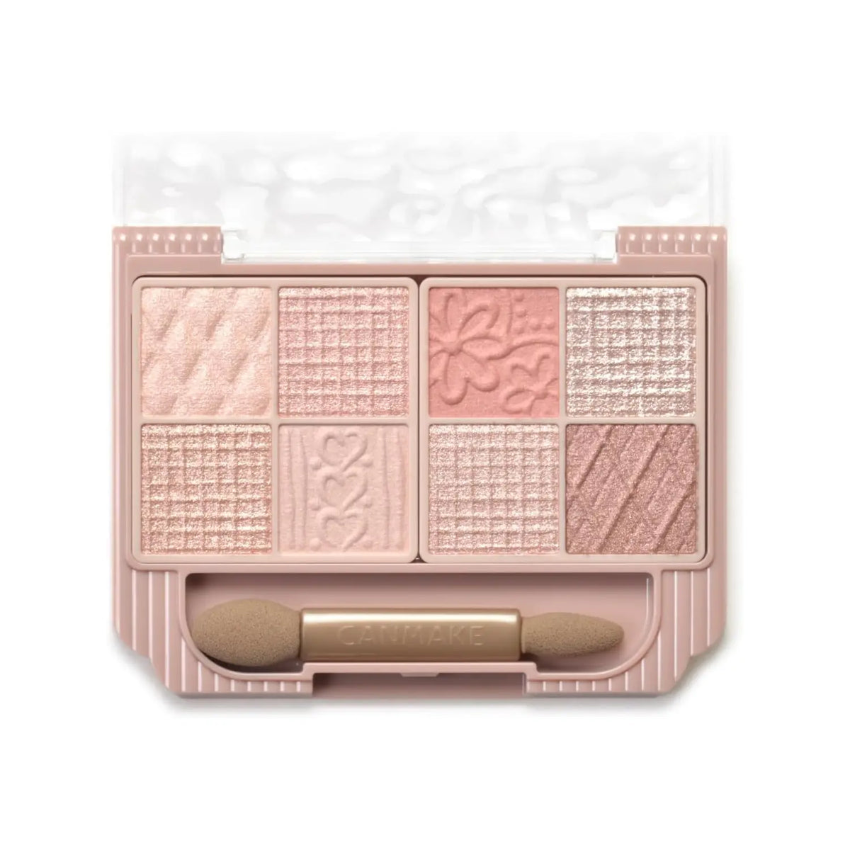 Canmake Petit Palette Eyes 8 Colours Matte Eyeshadow - 01 Plum Flower