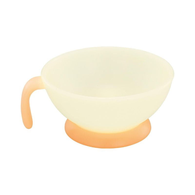 Combi Baby Label Deep Feeding Bowl-Orange