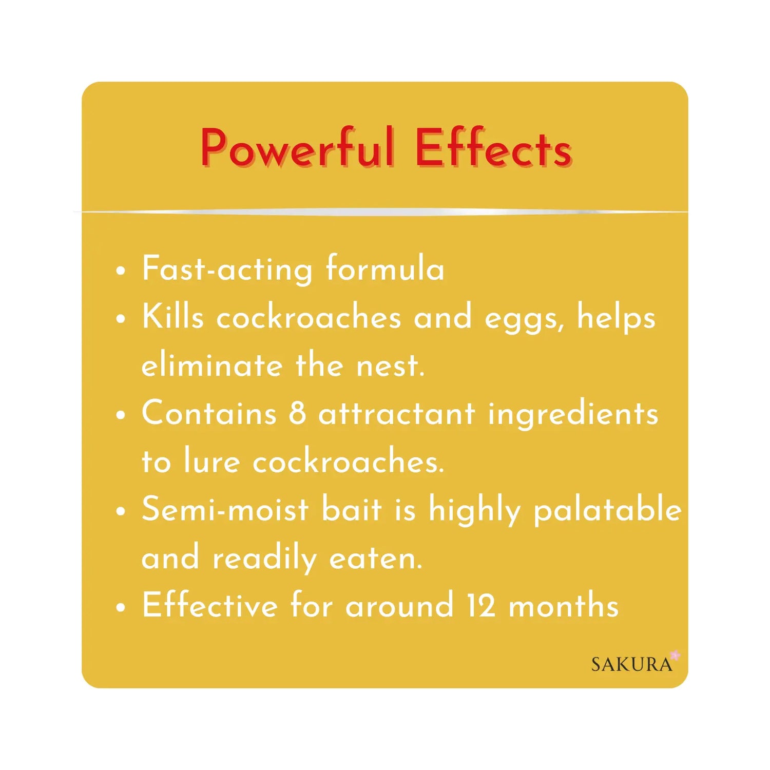 EARTH Black Cap Cockroach Bait 12pcs