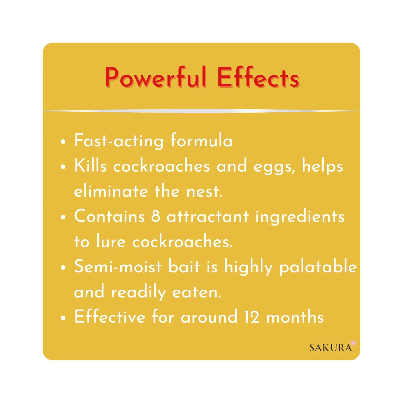 EARTH Black Cap Cockroach Bait 12pcs