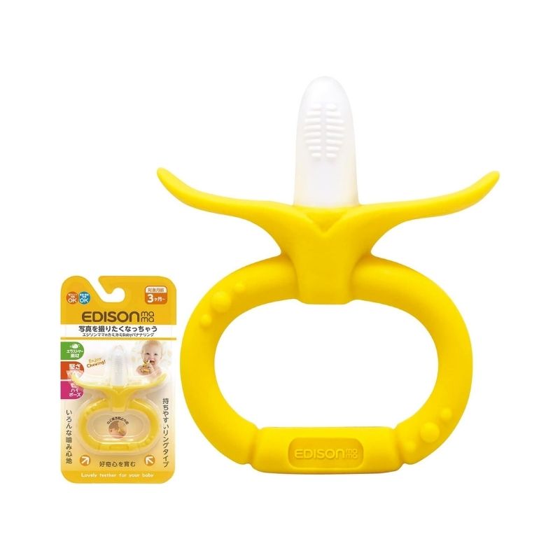 Edison Baby Teether (3months+) Banana Ring