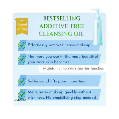 FANCL Mild Cleansing Oil 120ml